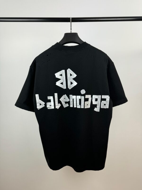 BALENCIAGA TYPE BLACK PLATA - Imagen 2