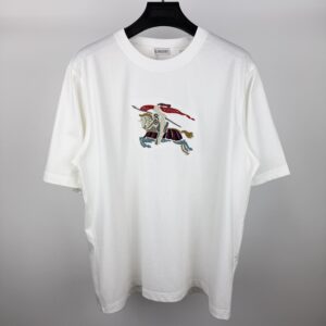 BURBERRY HORSE BROID WHITE