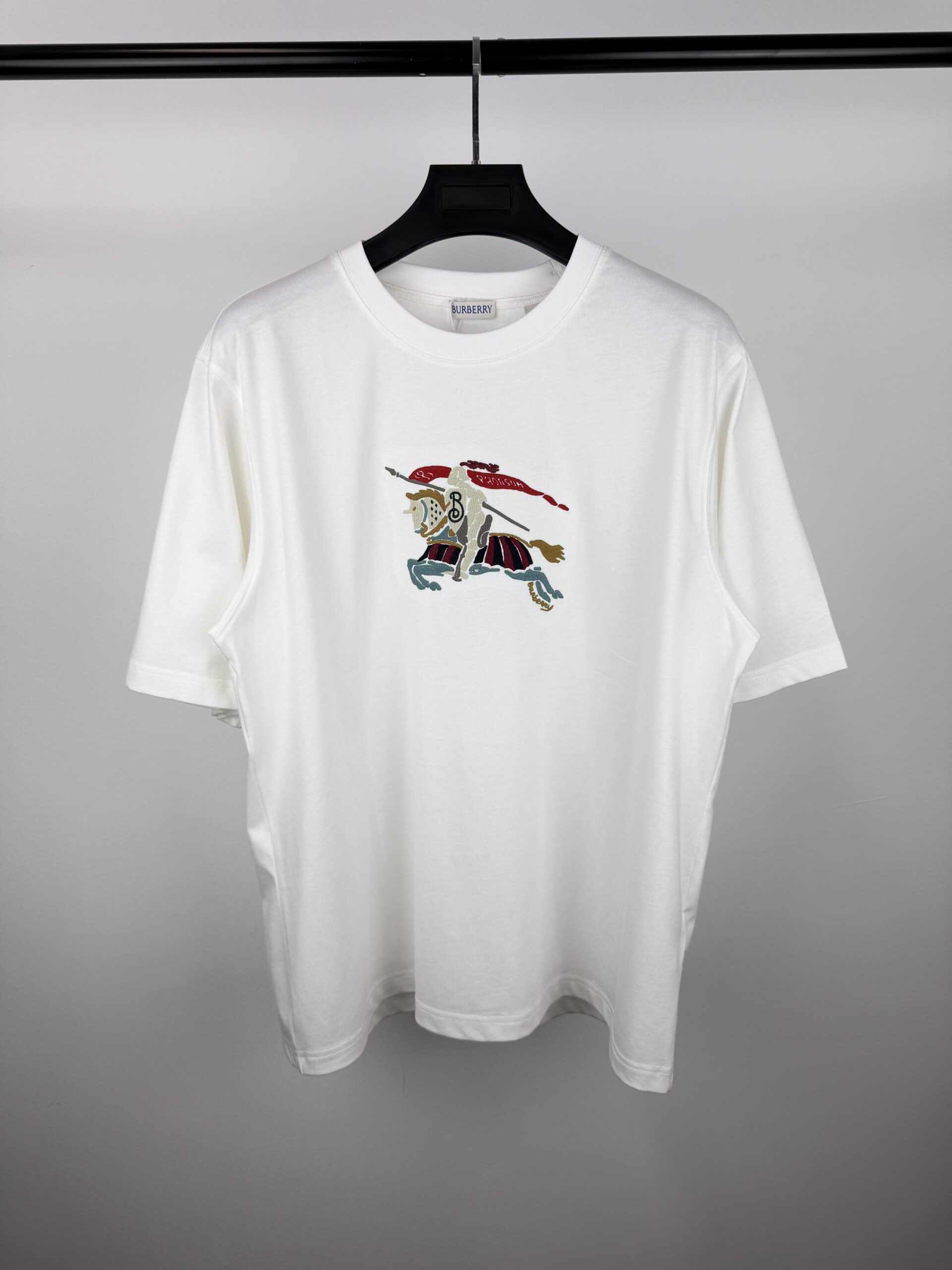BURBERRY HORSE BROID WHITE