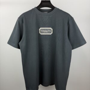 DIOR PLACA BROID BLUE GRAY