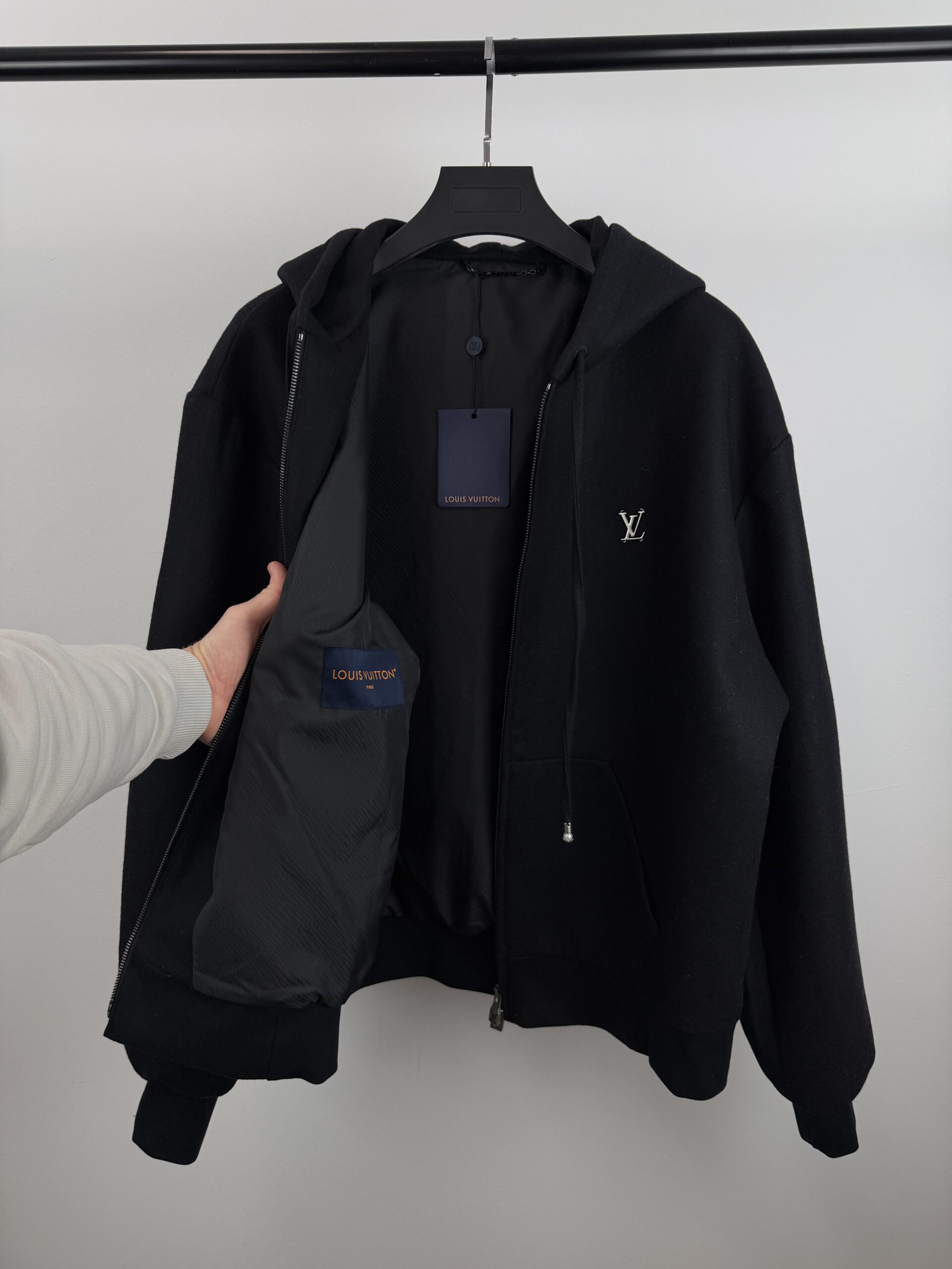LV BLACK WOOL JACKET TECHNIQUE - Imagen 4