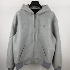 LV GREY WOOL JACKET TECHNIQUE