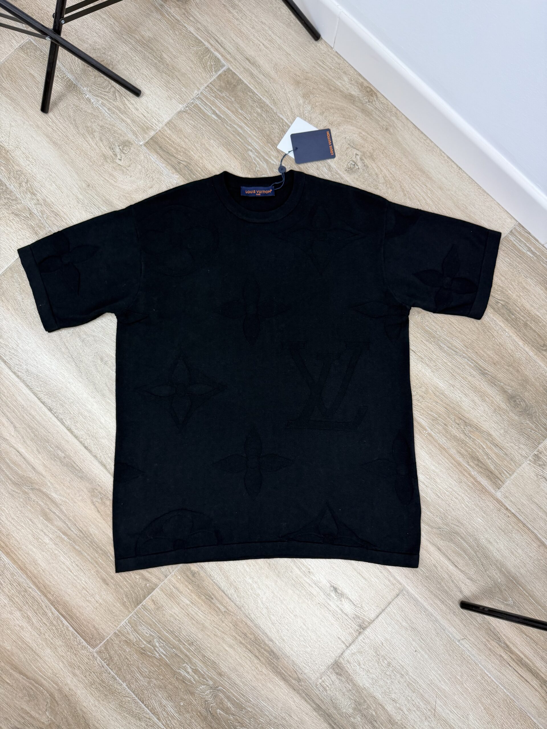 LV BLACK EMBROIDERED COTTON - Imagen 2