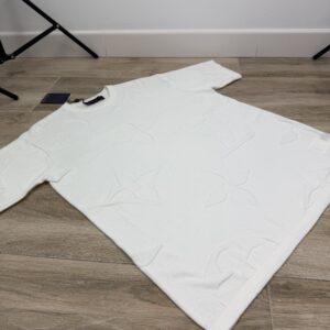 LV WHITE EMBROIDERED COTTON