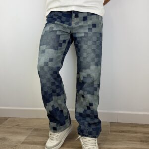 LV BLUE DAMOFLAGE SKATE STYLE